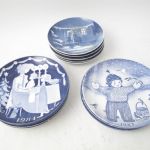 630 7449 CHRISTMAS PLATES